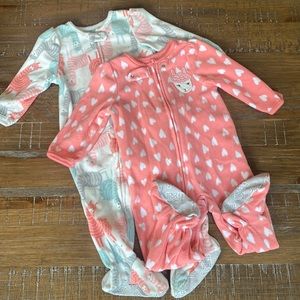 Carter’s footed pajamas
